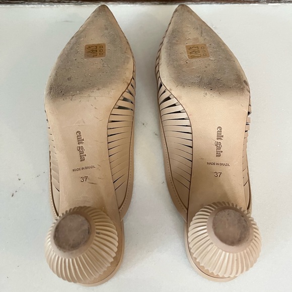 Cult Gaia beige spherical kitten heel - Picture 2 of 3